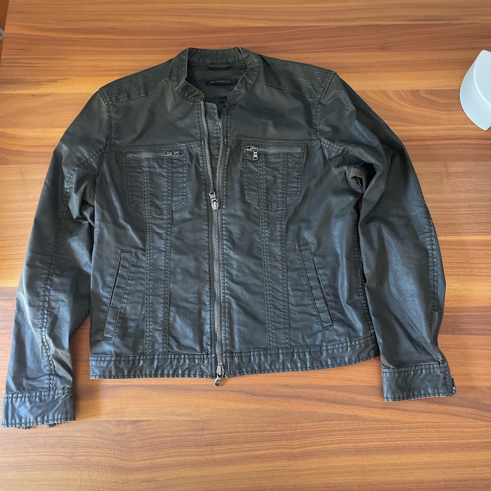 John Varvatos Coated Denim Jacket